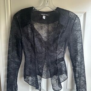 Urban Outfitters Black Lace Top